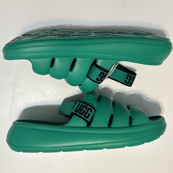 Men's UGG Sport Yeah Sandal Slide Green Size 12 US [1132150] EDGR - Picture 4 of 7